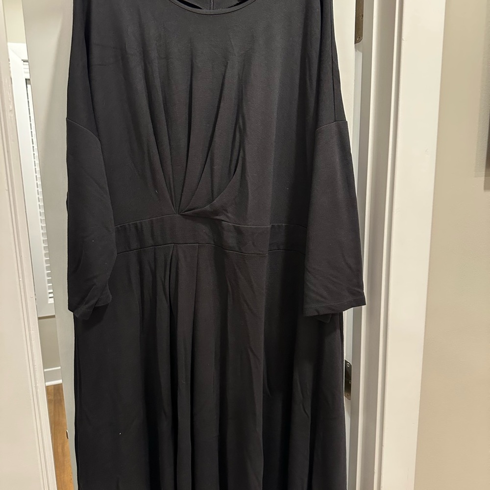 Eloquii Black Long Sleeve Dress